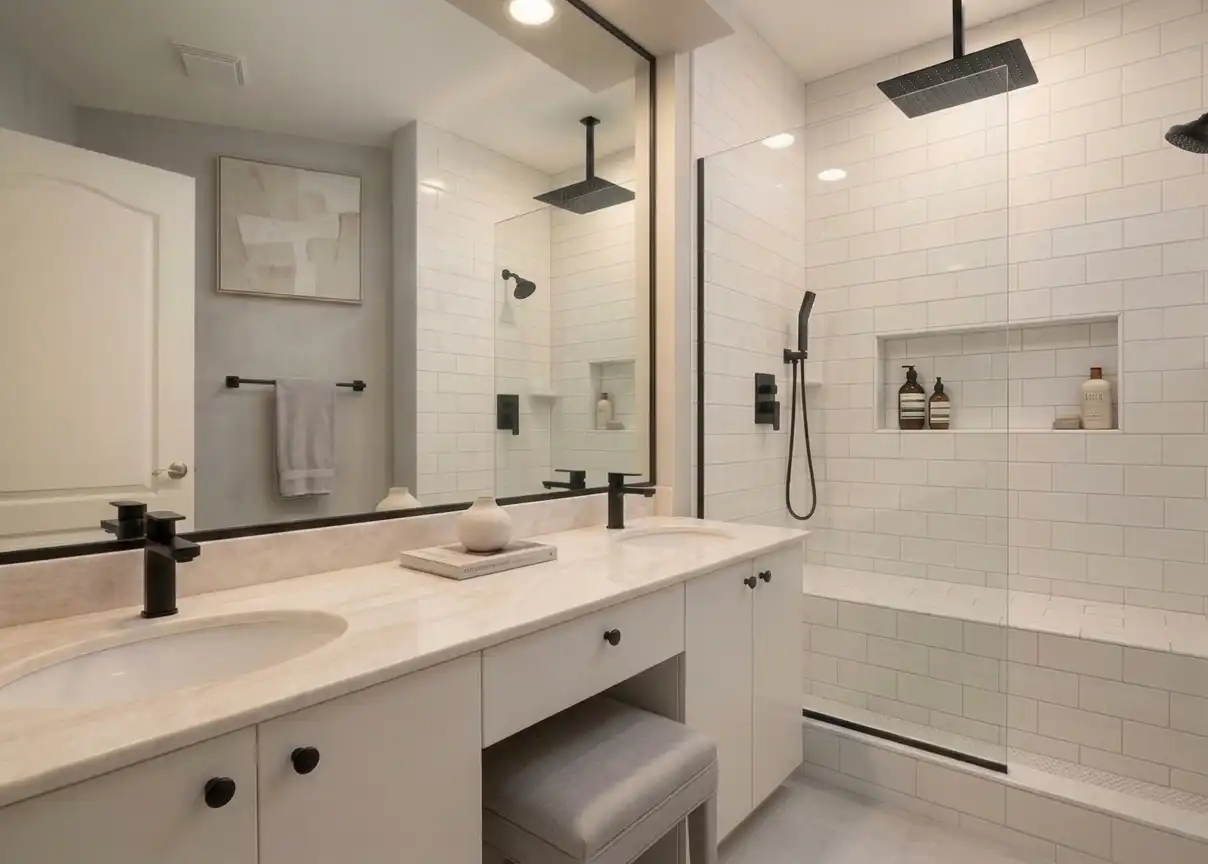 Pelican Bathroom Reno 2 after Remodel by Cutting Edge