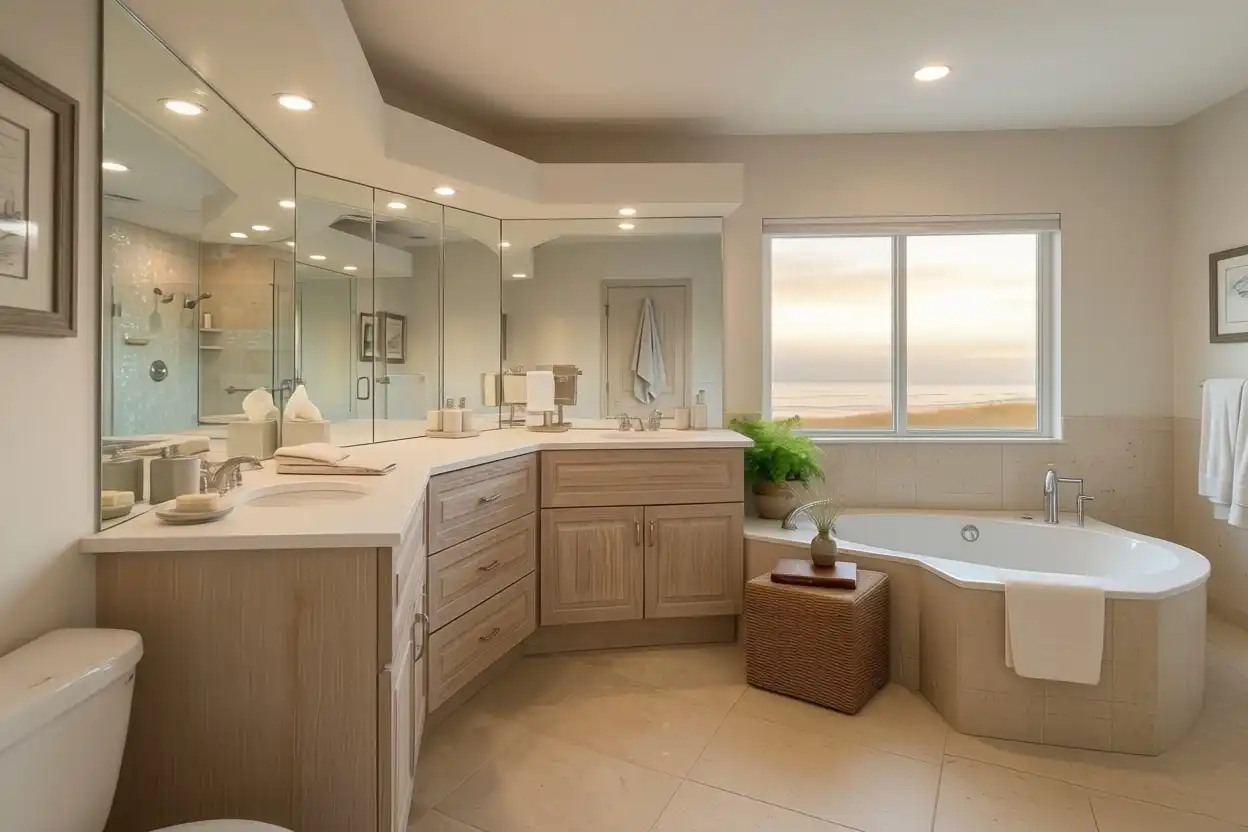 Pelican Bay bathroom remodel after — view 3