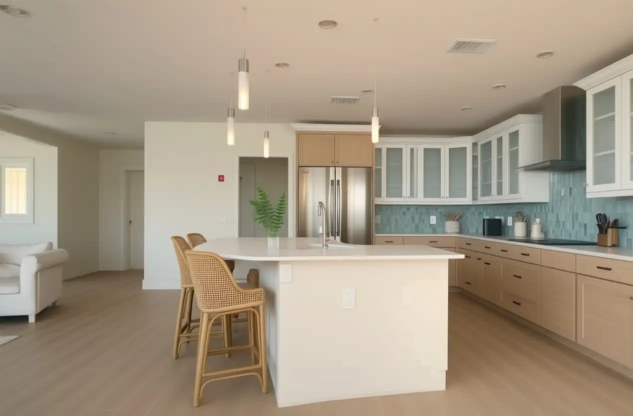 Pelican Bay Kitchen Remodel After — Cutting Edge Naples FL view 3