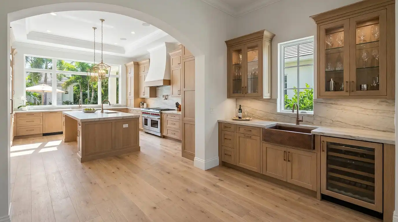 Butlers pantry and wet bar - Bonita Springs FL