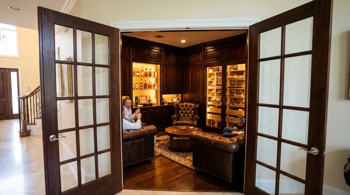 Cigar Whiskey Room by Cutting Edge Bonita Springs (1)
