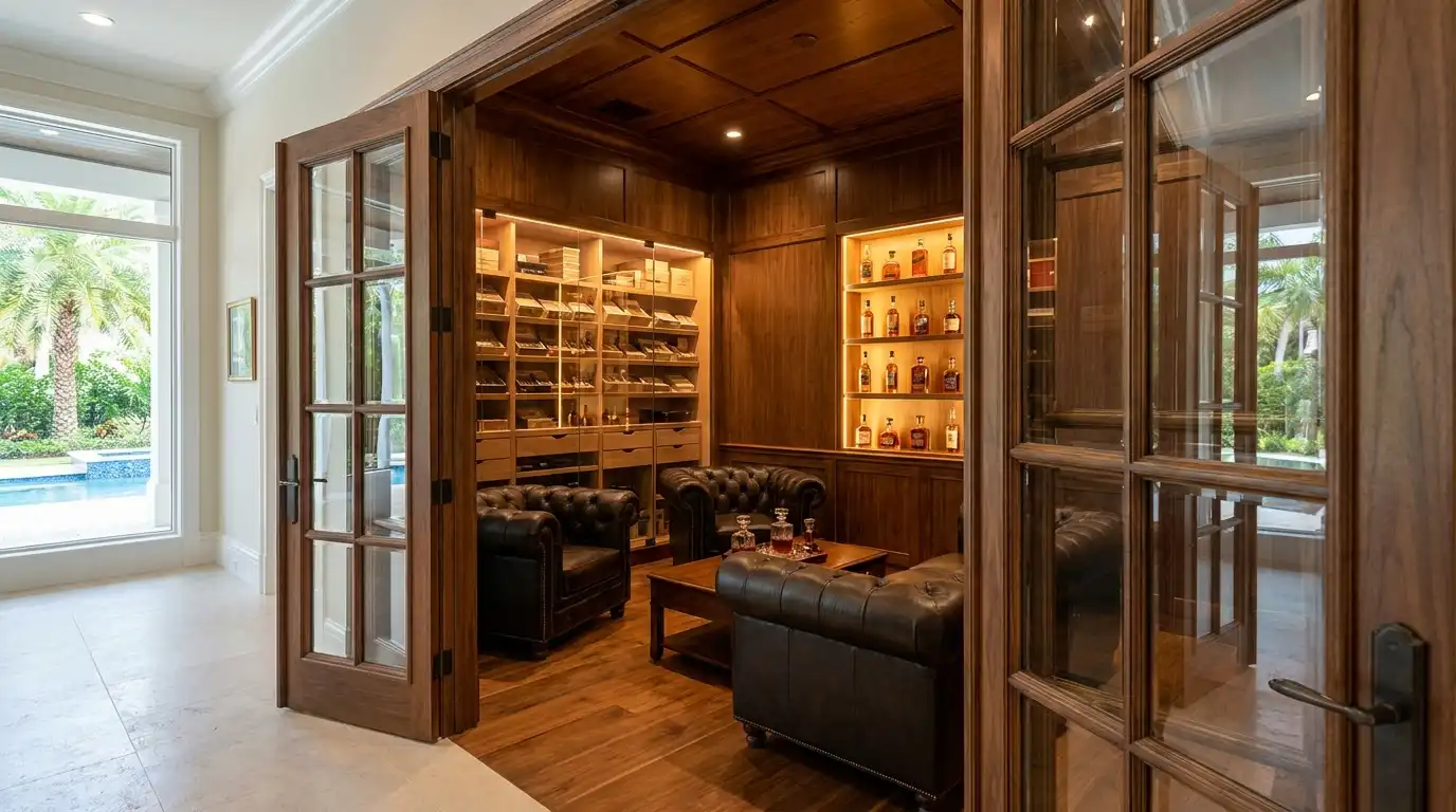 Cigar Whiskey Room by Cutting Edge Bonita Springs (2)