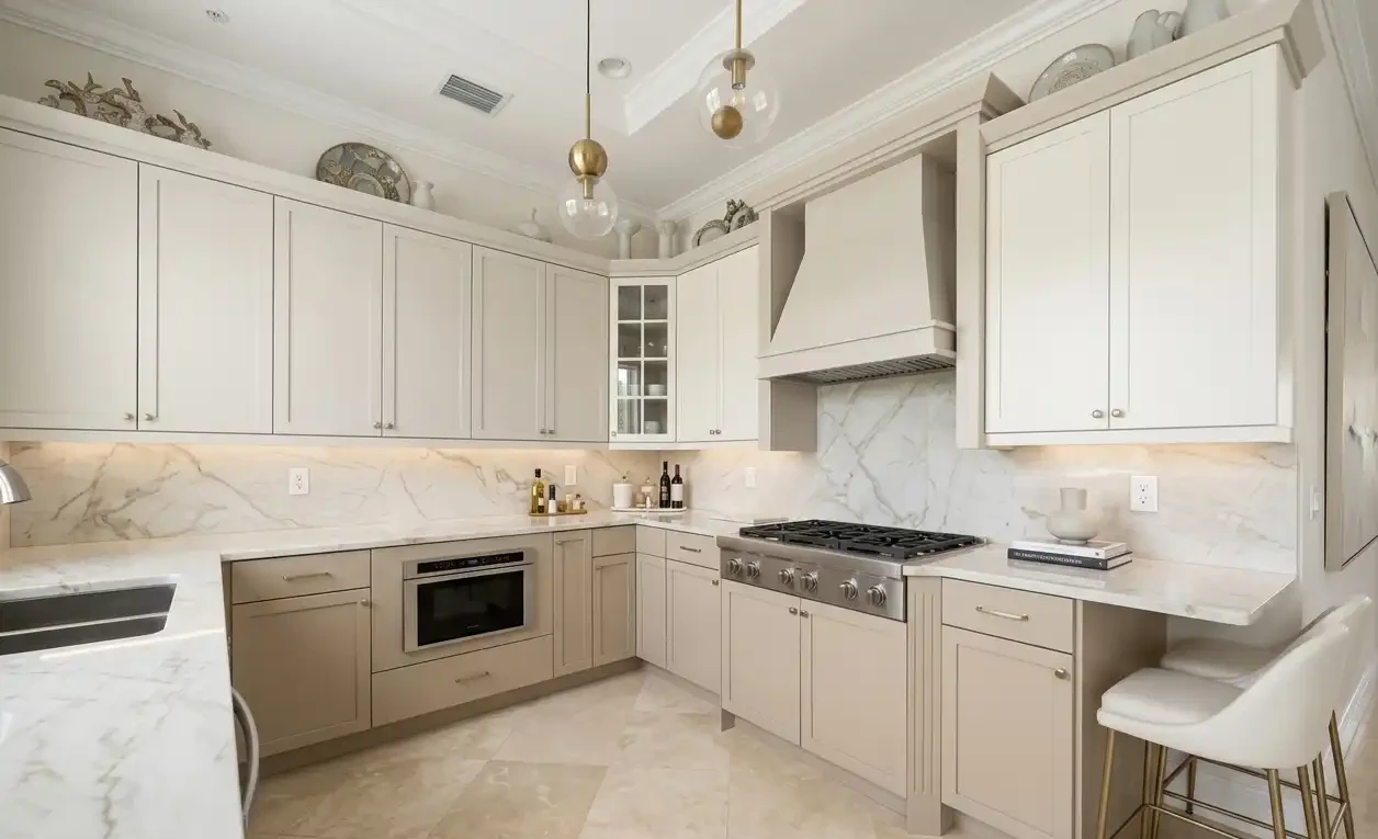 Inset Cabinetry With Transitional Or Estate Level Detailing Kitchen Remodel in Naples, FL by Cutting Edge Contractors project photo 5