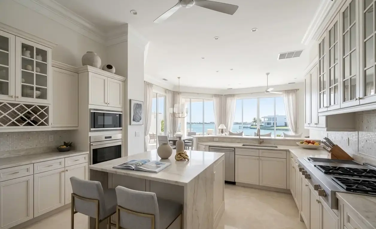 Inset Cabinetry With Transitional Or Estate Level Detailing Kitchen Remodel in Naples, FL by Cutting Edge Contractors project photo 3