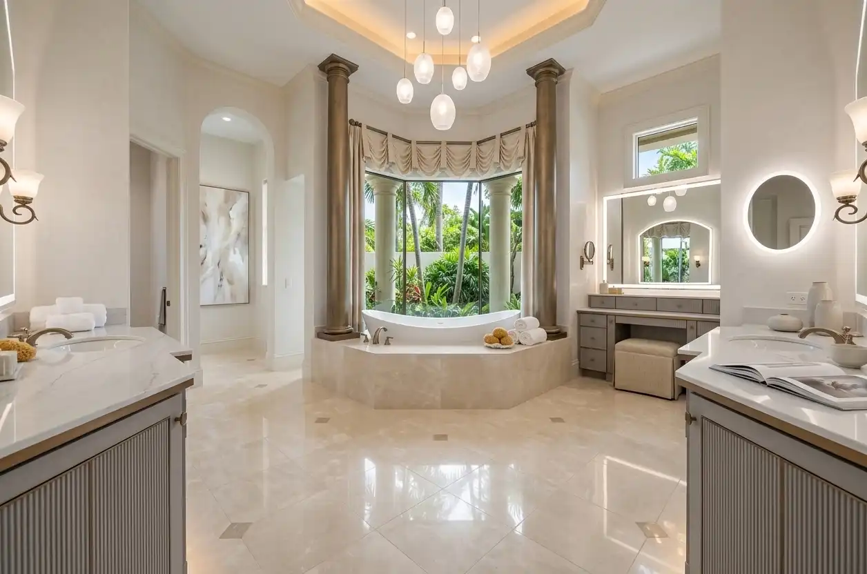 Mediterra bathroom remodel &mdash; Cutting Edge Kitchen & Bath Naples FL