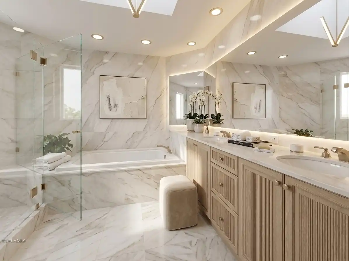 Tiburon bathroom remodel &mdash; Cutting Edge Kitchen & Bath Naples FL
