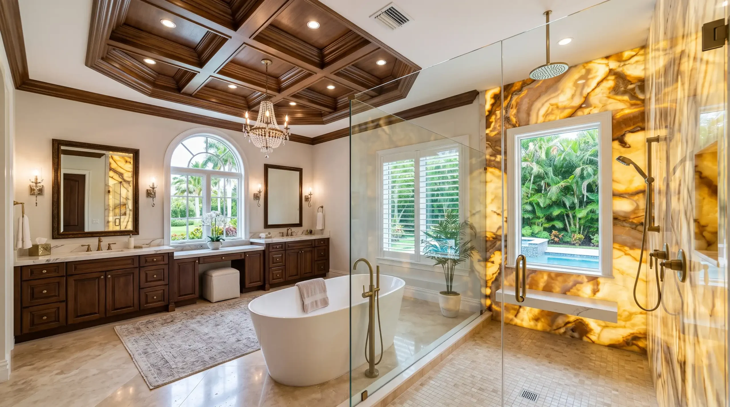 Designer Stone Panels Master Bathroom by Cutting Edge Bonita Springs (1)