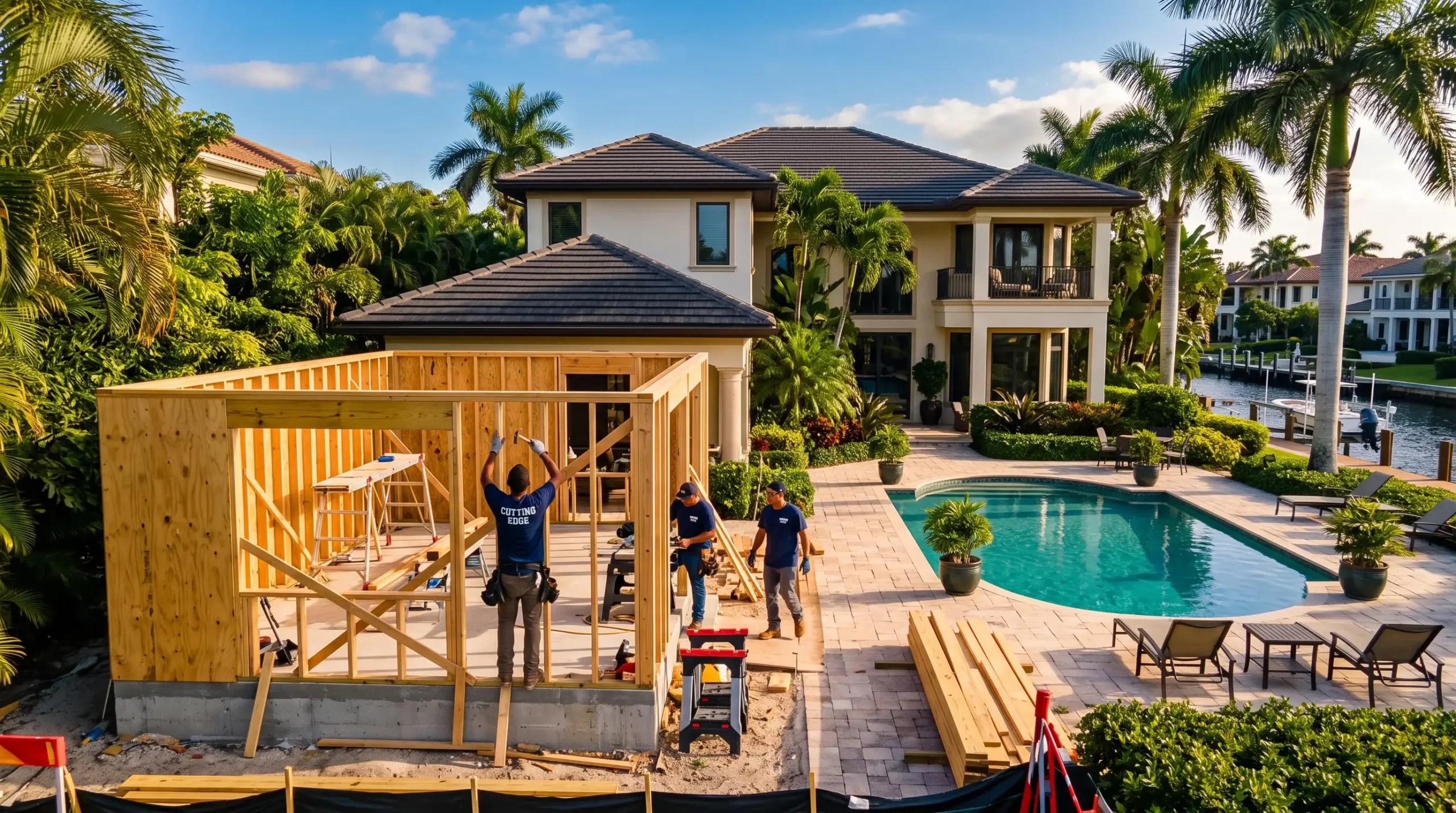 Home Additions Bonita Springs FL — Design-Build Room Additions — Remodel by Cutting Edge