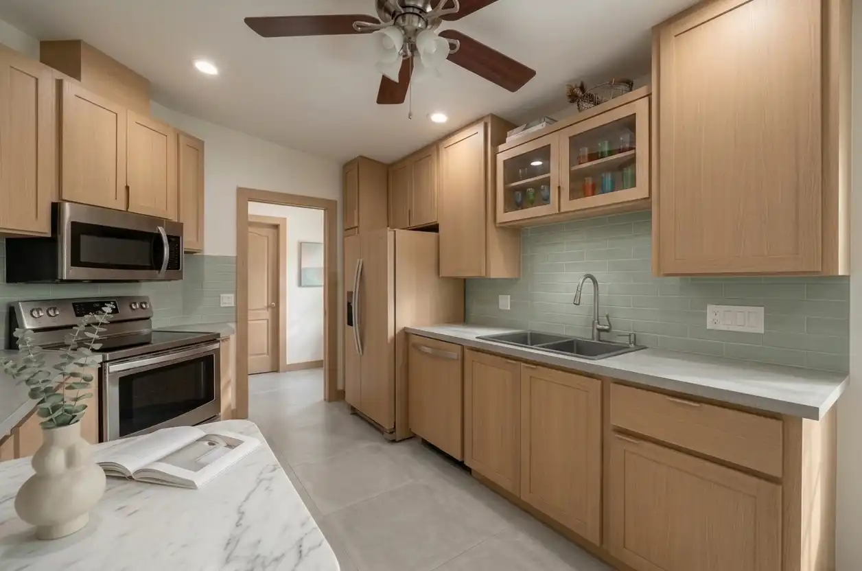Island Walk-Kitchen-After Remodel by Cutting Edge