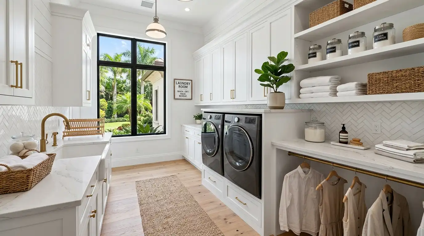 Laundry room makeover - Bonita Springs FL