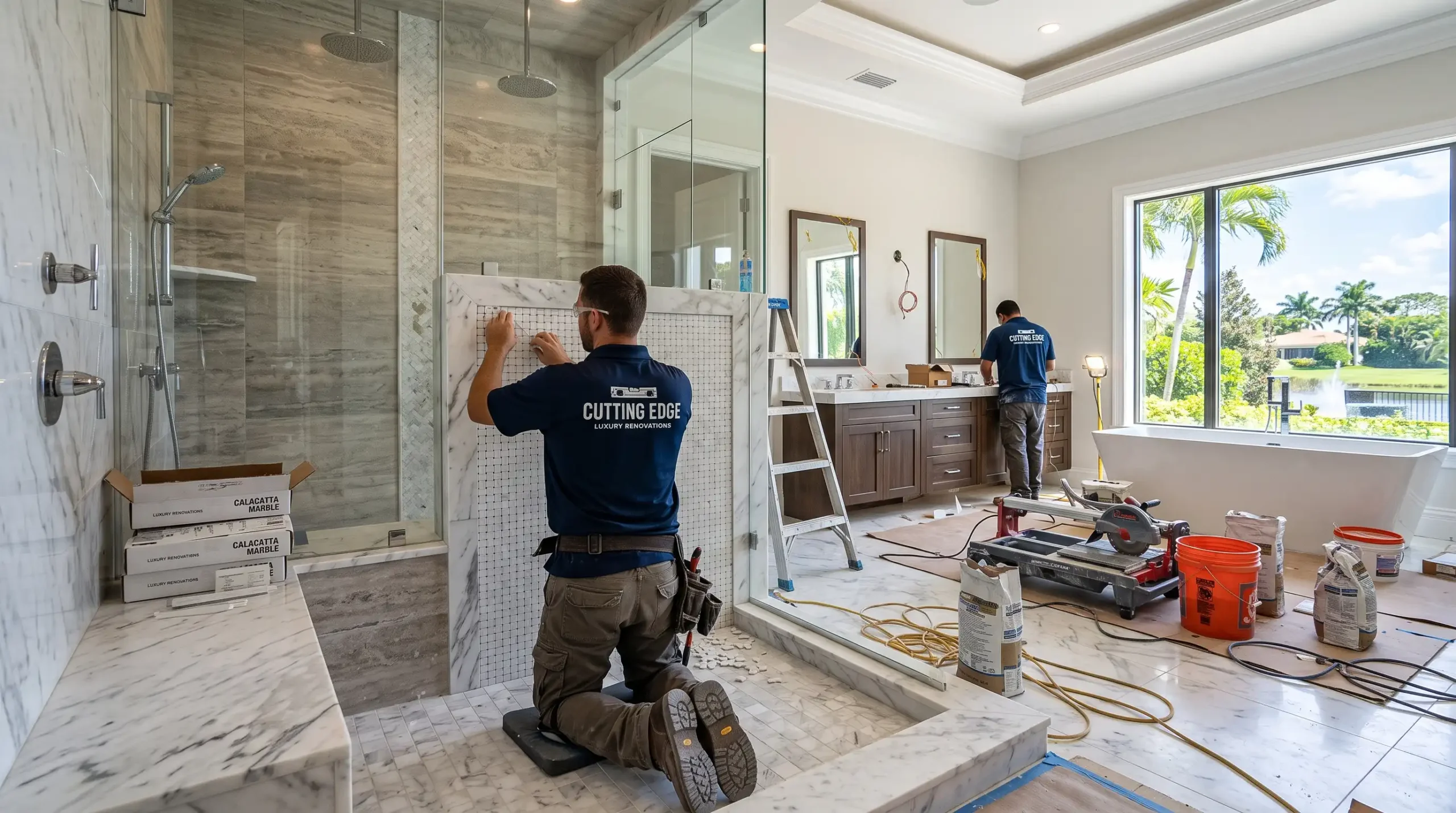 Master Bathroom Remodel Bonita Springs FL — Primary Suite Baths — Remodel by Cutting Edge