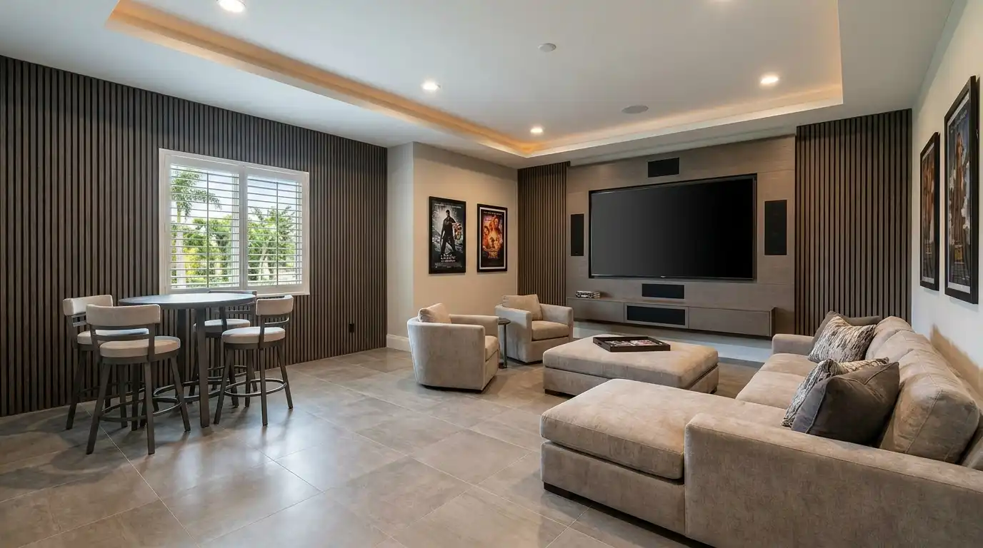 Media room - Bonita Springs FL