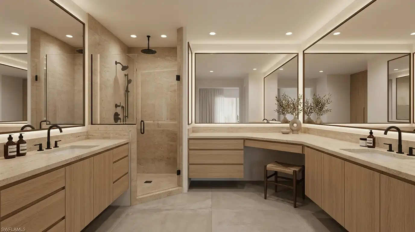 Park Shore bathroom remodel &mdash; Cutting Edge Kitchen & Bath Naples FL