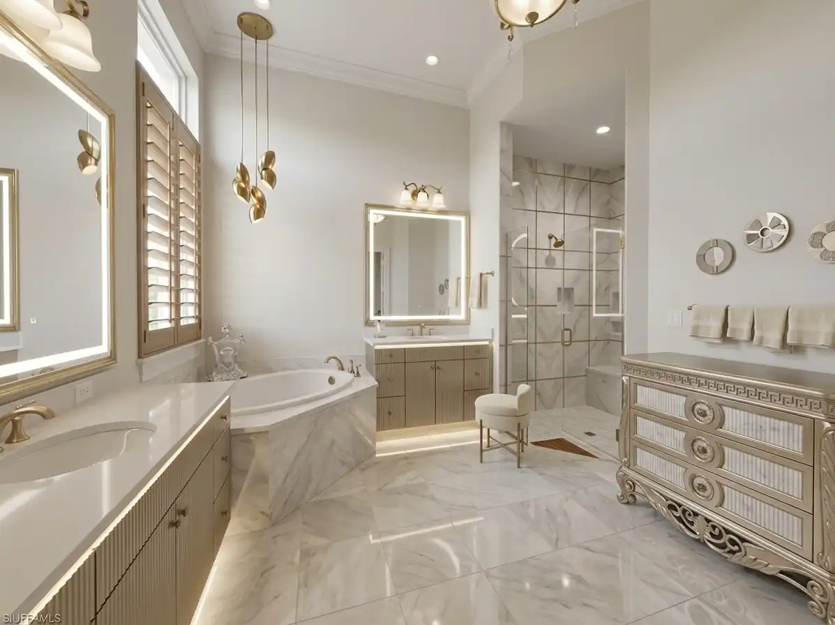 Quail West bathroom remodel &mdash; Cutting Edge Kitchen & Bath Naples FL