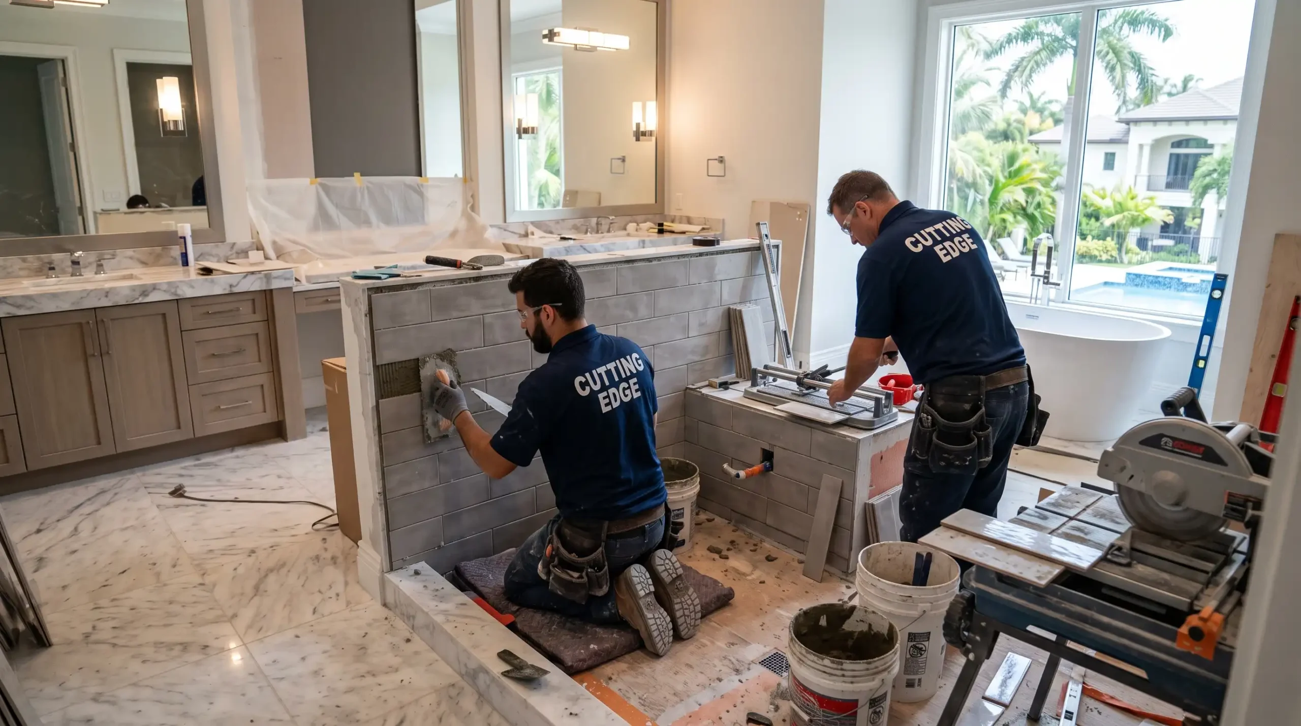 Shower Remodel Bonita Springs FL — Walk-In & Curbless Showers — Remodel by Cutting Edge