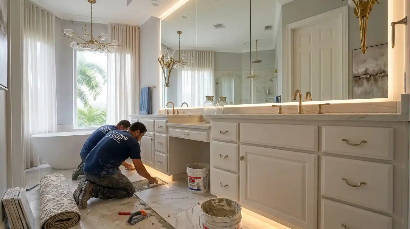 Tile Installation — Bonita Springs & Ft Myers Beach FL — Remodel by Cutting Edge