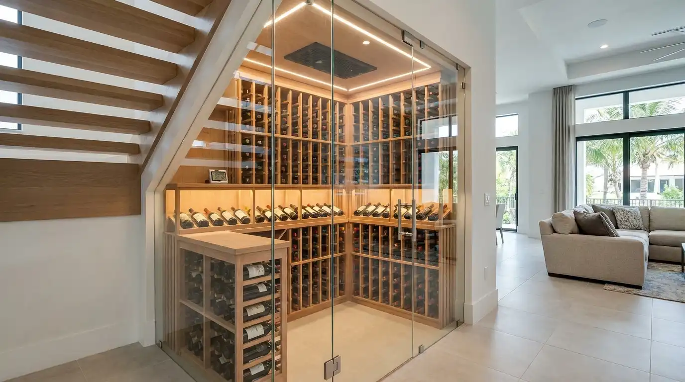 Wine Display Cellar Cutting Edge Bonita Springs (2)