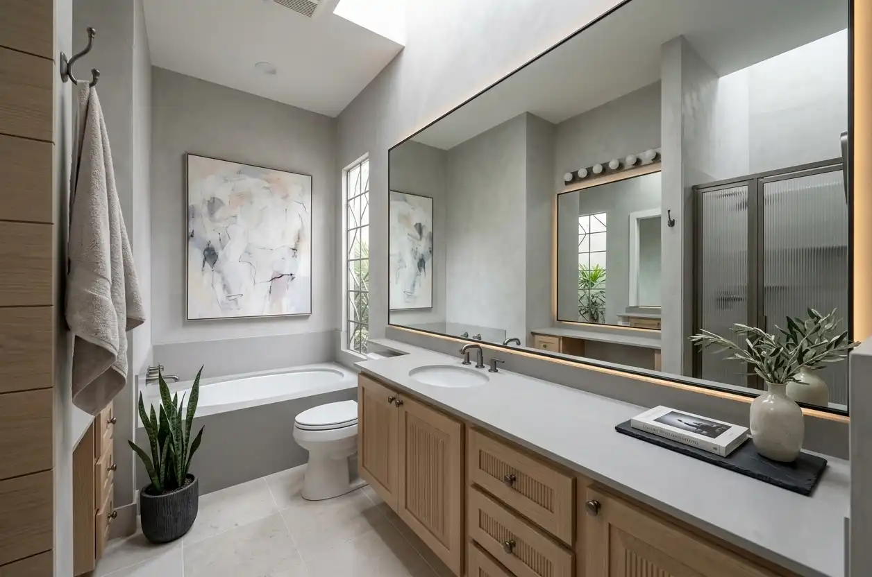 island Walk-Bathroom-After Remodel by Cutting Edge