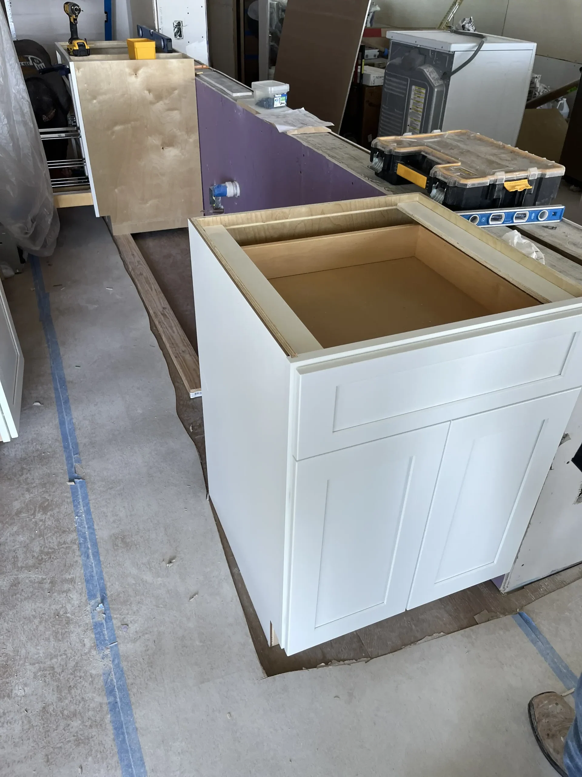 St. Nicole and Cutting Edge Setting Cabinets